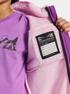 Fleecetøj|Didriksons Exa Fleecetrøje, Orchid Pink Lyserød/Lilla