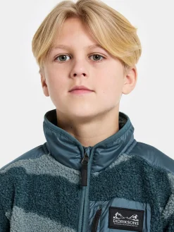 Fleecetøj|Didriksons Exa Fleecetrøje, Path L Blue Blå