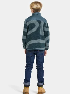 Fleecetøj|Didriksons Exa Fleecetrøje, Path L Blue Blå