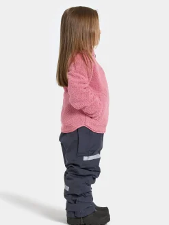 Børn Didriksons Fleecetøj-Gibbs Fleecetrøje, Heather Pink