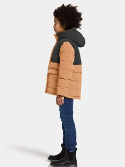 Børn Didriksons Vintertøj-Granite Dynejakke, Almond Brown