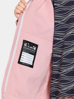 Børn Didriksons Overtøj- Hindbær Vindjakke, Soft Pink