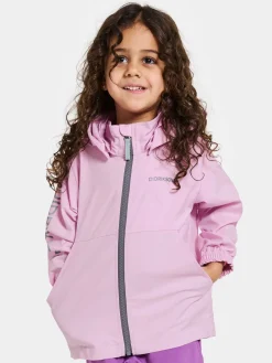 Overtøj|Didriksons  Hindbær Vindjakke, Orchid Pink Lyserød