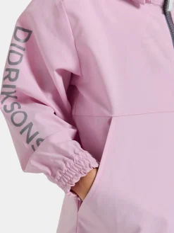 Overtøj|Didriksons  Hindbær Vindjakke, Orchid Pink Lyserød