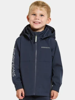 Overtøj|Didriksons  Hindbær Vindjakke, Navy Blå