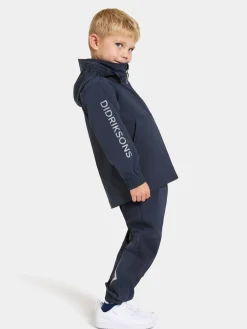 Overtøj|Didriksons  Hindbær Vindjakke, Navy Blå