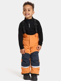 Termotøj|Vintertøj|Didriksons Idre Overtræksbukser, Cantaloupe Orange/Sort
