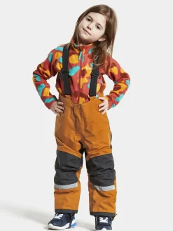 Børn Didriksons Termotøj|Vintertøj-Idre Overtræksbukser, Burnt Glow