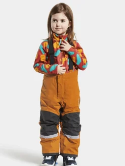 Børn Didriksons Termotøj|Vintertøj-Idre Overtræksbukser, Burnt Glow