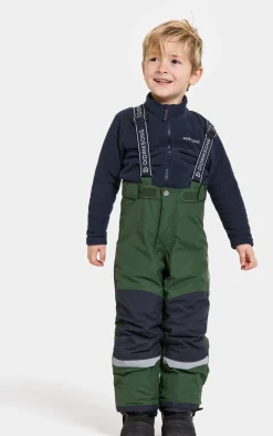 Børn Didriksons Termotøj|Vintertøj-Idre Overtræksbukser, Pine Green