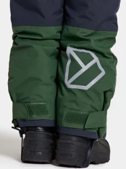 Børn Didriksons Termotøj|Vintertøj-Idre Overtræksbukser, Pine Green