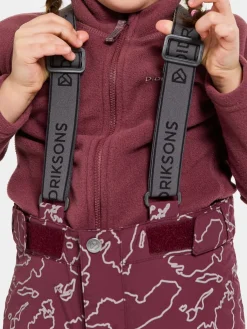 Børn Didriksons Vintertøj-Idre Overtræksbukser, Grundsund Wine