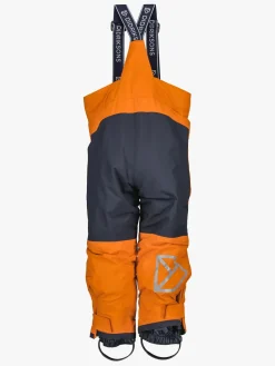 Termotøj|Vintertøj|Didriksons Idre Overtræksbukser, Orange Jam Sort/Orange
