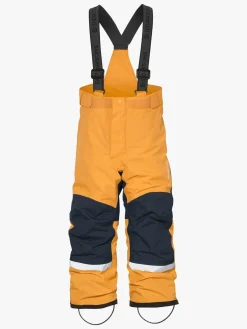Børn Didriksons Termotøj|Vintertøj-Idre Overtræksbukser, Fire Yellow