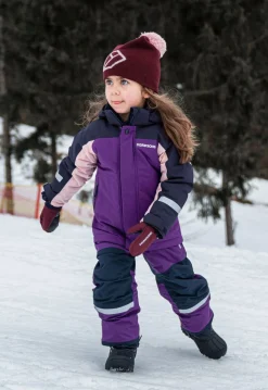 Termotøj|Vintertøj|Didriksons Idre Overtræksbukser, Royal Purple Lilla/Sort