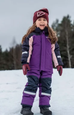 Termotøj|Vintertøj|Didriksons Idre Overtræksbukser, Royal Purple Lilla/Sort