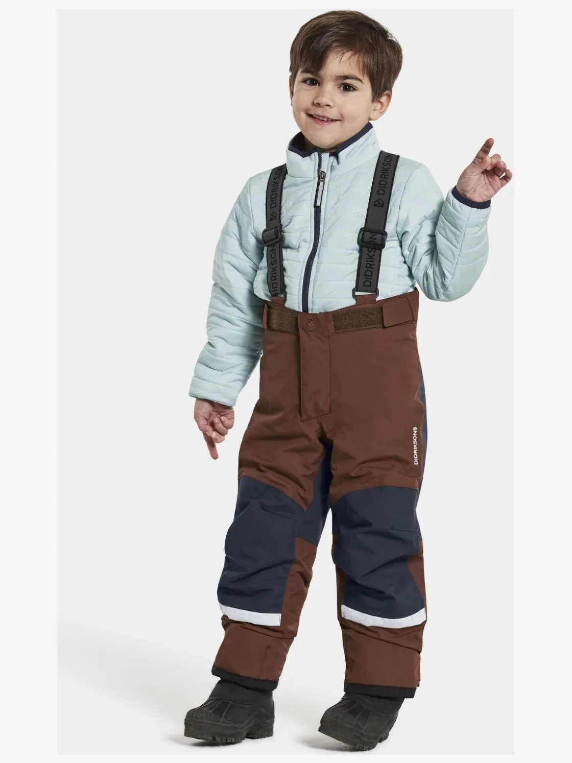 Termotøj|Vintertøj|Didriksons Idre Overtræksbukser, Earth Brown Brun