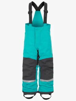 Børn Didriksons Termotøj|Vintertøj-Idre Overtræksbukser, Peacock Green