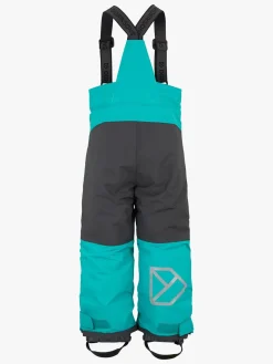 Børn Didriksons Termotøj|Vintertøj-Idre Overtræksbukser, Peacock Green