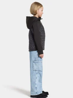 Overtøj|Didriksons Kapris Hybridjakke, Sort