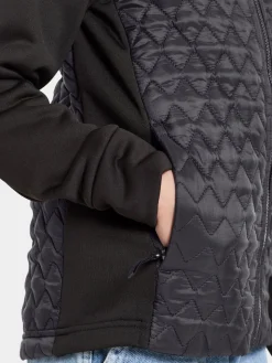 Overtøj|Didriksons Kapris Hybridjakke, Sort