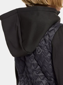 Overtøj|Didriksons Kapris Hybridjakke, Sort