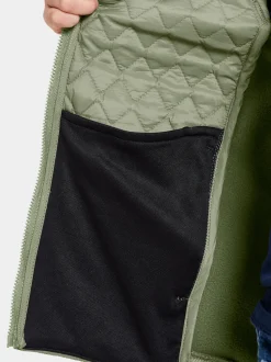 Overtøj|Didriksons Kapris Hybridjakke, Light Moss Grøn