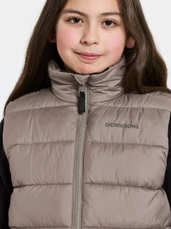 Overtøj|Didriksons Kilo Vest, Ash Brown Brun