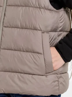 Overtøj|Didriksons Kilo Vest, Ash Brown Brun