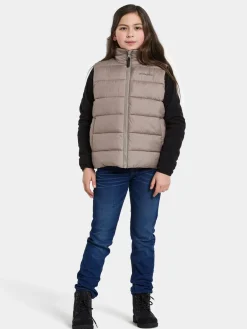 Overtøj|Didriksons Kilo Vest, Ash Brown Brun