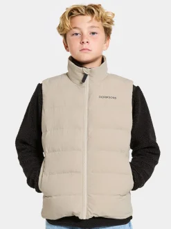 Overtøj|Didriksons Kilo Vest, Clay Beige