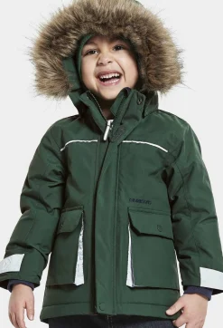 Børn Didriksons Vintertøj-Kure Vinterjakke, Evening Green