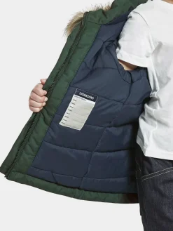 Børn Didriksons Vintertøj-Kure Vinterjakke, Evening Green