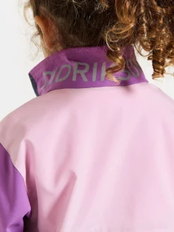 Overtøj|Didriksons Lingon Anorak, Tulip Purple Lilla/Lyserød/Blå