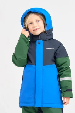 Børn Didriksons Vintertøj-Lun Vinterjakke, Caribbean Blue