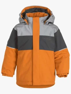 Vintertøj|Didriksons Lux Vinterjakke, Burnt Glow Orange/Grå