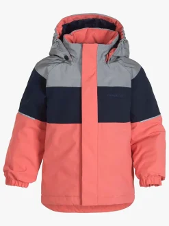 Vintertøj|Didriksons Lux Vinterjakke, Peach Rose Lyserød/Grå