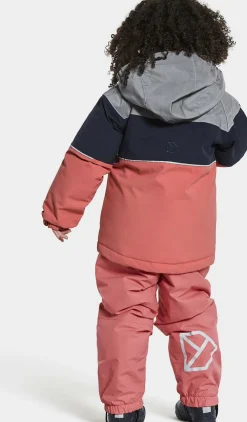 Vintertøj|Didriksons Lux Vinterjakke, Peach Rose Lyserød/Grå