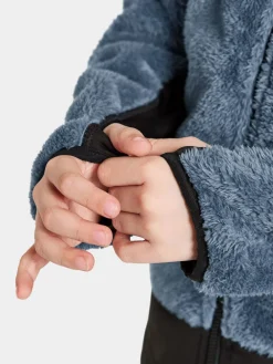 Børn Didriksons Fleecetøj-Mejram Fleecetrøje, True Blue