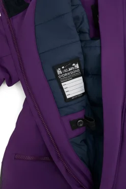 Overtøj|Didriksons Migisi Flyverdragt, Royal Purple Lilla