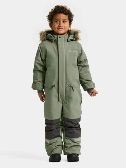 Børn Didriksons Flyverdragter-Migisi Flyverdragt, Light Moss