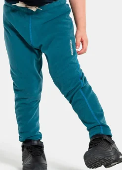 Fleecetøj|Didriksons Monte Fleecebukser, Dive Blue Blå