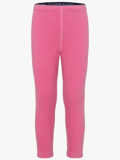 Fleecetøj|Didriksons Monte Fleecebukser, Sweet Pink Lyserød