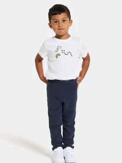 Børn Didriksons Fleecetøj-Monte Fleecebukser, Navy