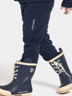 Børn Didriksons Fleecetøj-Monte Fleecebukser, Navy