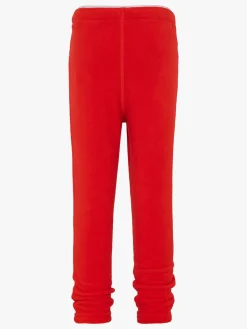 Børn Didriksons Fleecetøj-Monte Fleecebukser, Chili Red
