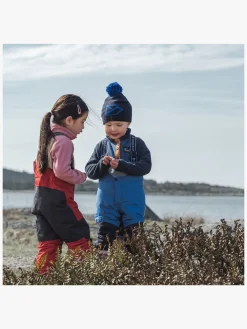 Børn Didriksons Fleecetøj-Monte Fleecetrøje, Anemon Red