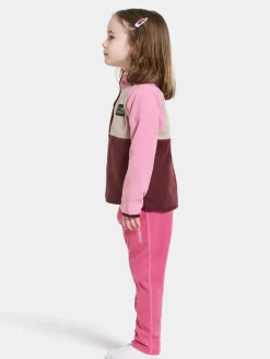 Børn Didriksons Fleecetøj-Monte Fleecetrøje, Anemon Red