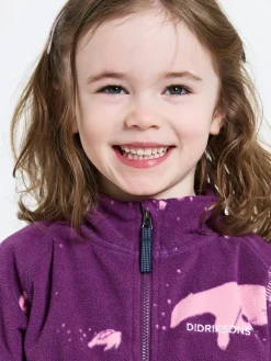 Fleecetøj|Didriksons Monte Fleecetrøje, Winter Ocean Purple Lilla