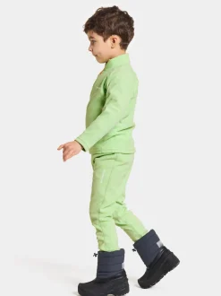 Børn Didriksons Fleecetøj-Monte Fleecetrøje, Pale Green